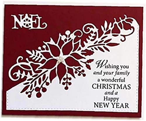 3D-Stempel, Blumen-Ecke, Weihnachts-Stanzformen für Kartenherstellung, Stanzformen, Schablonen für DIY, Scrapbooking, Fotoalbum, dekorative 3D-Stempel, Blumen-Ecke, Weihnachts-Stanzformen für Kartenherstellung, Stanzformen, Schablonen für DIY, Scrapbooking, Fotoalbum, dekorative von Gowxs