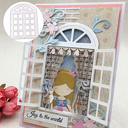 Gowxs Stanzschablonen für Fensterrahmen, für Kartenherstellung, Rahmen-Stanzschablonen für Bastelarbeiten, Scrapbooking, Fotoalbum, dekorative Prägepapier-Stanzformen für Kartenherstellung, Vorlage Gowxs Stanzschablonen für Fensterrahmen, für Kartenherstellung, Rahmen-Stanzschablonen für Bastelarbeiten, Scrapbooking, Fotoalbum, dekorative Prägepapier-Stanzformen für Kartenherstellung, Vorlage von Gowxs