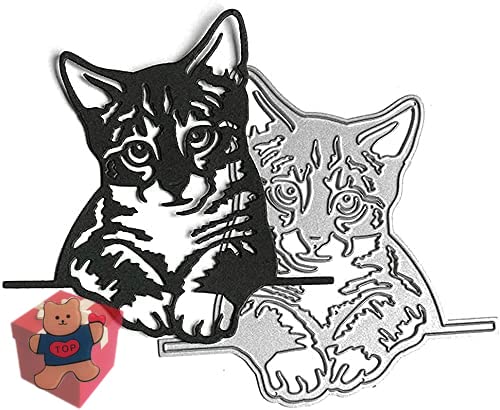 Lazy Llying Cat Metall-Stanzformen, faule liegende Katze, Party, Festival, Einladungskarten, Stanzschablonen für DIY, Scrapbooking, Fotoalbum, dekorative Prägepapier Lazy Llying Cat Metall-Stanzformen, faule liegende Katze, Party, Festival, Einladungskarten, Stanzschablonen für DIY, Scrapbooking, Fotoalbum, dekorative Prägepapier von Gowxs