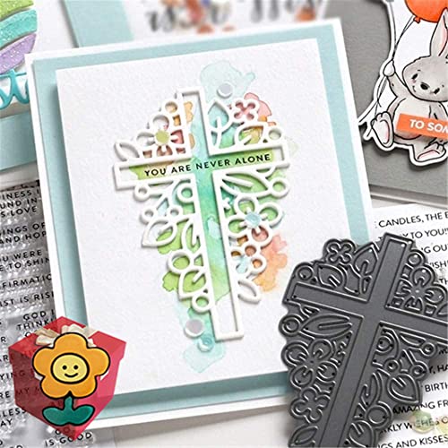 Metall-Stanzformen mit Kreuz-Blumen, Metallschablonen, Dekoration, Prägeschablonen für Bastelarbeiten, Scrapbooking, Album, dekorative Prägen, Papierschablonen, Kartenherstellung Metall-Stanzformen mit Kreuz-Blumen, Metallschablonen, Dekoration, Prägeschablonen für Bastelarbeiten, Scrapbooking, Album, dekorative Prägen, Papierschablonen, Kartenherstellung von Gowxs