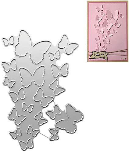 Schmetterlings-Stanzformen für Kartenherstellung, Stanzschablonen für Bastelarbeiten, Scrapbooking, Fotoalbum, dekorative Prägepapier-Stanzformen für Kartenherstellung, Vorlage Schmetterlings-Stanzformen für Kartenherstellung, Stanzschablonen für Bastelarbeiten, Scrapbooking, Fotoalbum, dekorative Prägepapier-Stanzformen für Kartenherstellung, Vorlage von Gowxs