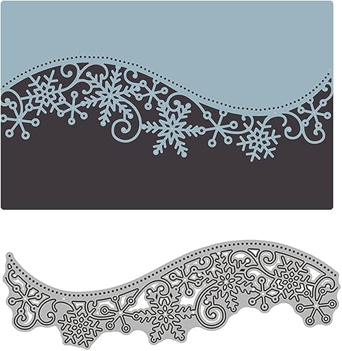 Gowxs Schneeflocke-Spitzen-Stanzschablonen für Kartengestaltung, Stanzformen, Schablonen für Basteln, Scrapbooking, Fotoalbum, dekorative Prägepapier-Stanzformen für Kartengestaltung, Vorlagen Gowxs Schneeflocke-Spitzen-Stanzschablonen für Kartengestaltung, Stanzformen, Schablonen für Basteln, Scrapbooking, Fotoalbum, dekorative Prägepapier-Stanzformen für Kartengestaltung, Vorlagen von Gowxs