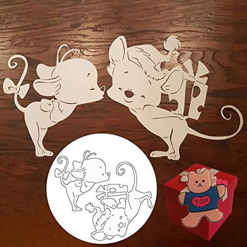 Stanzform zur Kartengestaltung, niedliche Mäuse-Stanzformen, Schablonen für DIY-Scrapbooking, Fotoalbum, dekorative Prägepapier Stanzform zur Kartengestaltung, niedliche Mäuse-Stanzformen, Schablonen für DIY-Scrapbooking, Fotoalbum, dekorative Prägepapier von Gowxs