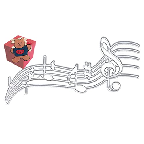 Stanzformen mit Musiknoten, für Kartenherstellung, Musiknoten, Stanzschablonen für Bastelarbeiten, Scrapbooking, Fotoalbum, dekorative Prägepapier-Stanzformen für Kartengestaltung, vorgestanzt Stanzformen mit Musiknoten, für Kartenherstellung, Musiknoten, Stanzschablonen für Bastelarbeiten, Scrapbooking, Fotoalbum, dekorative Prägepapier-Stanzformen für Kartengestaltung, vorgestanzt von Gowxs