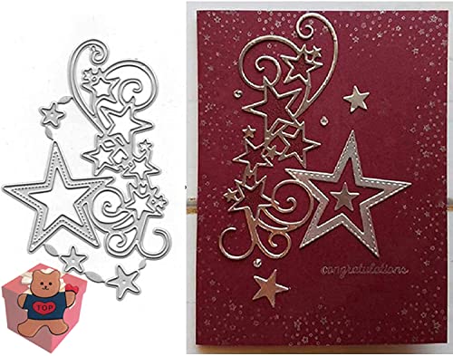 Stanzschablonen für Kartenherstellung, Schneeflocke, Sterne, Bordüre, Blumenstreifen, Stanzschablonen für Bastelarbeiten, Scrapbooking, Fotoalbum, dekorative Prägepapier-Stanzformen Stanzschablonen für Kartenherstellung, Schneeflocke, Sterne, Bordüre, Blumenstreifen, Stanzschablonen für Bastelarbeiten, Scrapbooking, Fotoalbum, dekorative Prägepapier-Stanzformen von Gowxs