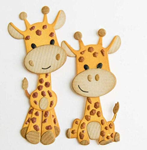 Stanzschablonen mit Tier-Giraffe für Kartenherstellung, Tier-Stanzformen für Bastelarbeiten, Scrapbooking, Fotoalbum, dekorative Prägepapier-Stanzformen für Kartenherstellung, Vorlage Stanzschablonen mit Tier-Giraffe für Kartenherstellung, Tier-Stanzformen für Bastelarbeiten, Scrapbooking, Fotoalbum, dekorative Prägepapier-Stanzformen für Kartenherstellung, Vorlage von Gowxs