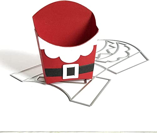 Weihnachts-Popcorn-Box-Stanzformen für Kartenherstellung, Stanzformen, Schablonen für DIY, Scrapbooking, Fotoalbum, dekorative Prägepapier von Gowxs