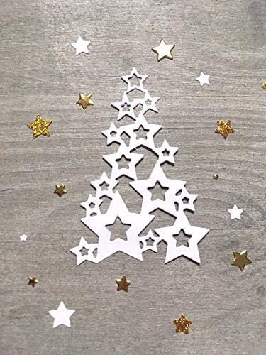 Weihnachtsbaum, Sterne, Stern, Baum, Stanzformen für Kartenherstellung, Stanzformen, Schablonen für DIY, Scrapbooking, Fotoalbum, dekorative Prägepapi Weihnachtsbaum, Sterne, Stern, Baum, Stanzformen für Kartenherstellung, Stanzformen, Schablonen für DIY, Scrapbooking, Fotoalbum, dekorative Prägepapi von Gowxs