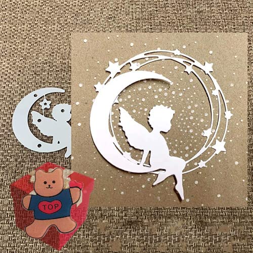 Gowxs Niedlicher Winkel auf Mond Metall-Stanzform, Karbonstahl, Scrapbooking, Prägung, Dekoration, Basteln, Geschenk Gowxs Niedlicher Winkel auf Mond Metall-Stanzform, Karbonstahl, Scrapbooking, Prägung, Dekoration, Basteln, Geschenk von Gowxs