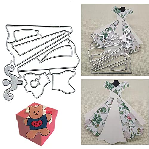 für Bastelarbeiten, Scrapbooking, Fotoalbum, dekorative Prägepapier-Stanzformen für Kartenherstellung, Vorlage niedliche (F) von Gowxs