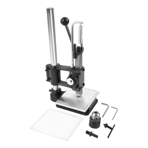 Leder Locher Werkzeug, Lochmaschine 0-16cm Einstellbare Höhe M12 Gewinde Bohrlochdurchmesser 11mm Handstanzmaschine mit 2 Inbusschlüsse Leder Stanzmaschine für Leder Papier Stoff Leder Locher Werkzeug, Lochmaschine 0-16cm Einstellbare Höhe M12 Gewinde Bohrlochdurchmesser 11mm Handstanzmaschine mit 2 Inbusschlüsse Leder Stanzmaschine für Leder Papier Stoff von Gqouur