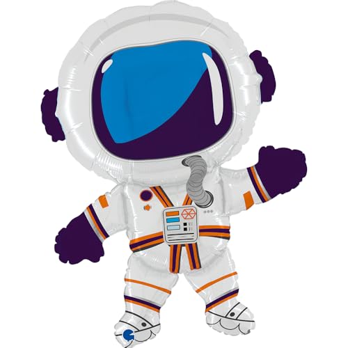 Folienballon Astronauten 71 cm Space-Partydeko für Kindergeburtstage und Weltraumfans – Heliumballon in hochwertigem Design – Perfekt für Partys, Dekoration und besondere Anlässe – Made in Italy Folienballon Astronauten 71 cm Space-Partydeko für Kindergeburtstage und Weltraumfans – Heliumballon in hochwertigem Design – Perfekt für Partys, Dekoration und besondere Anlässe – Made in Italy von Grabo