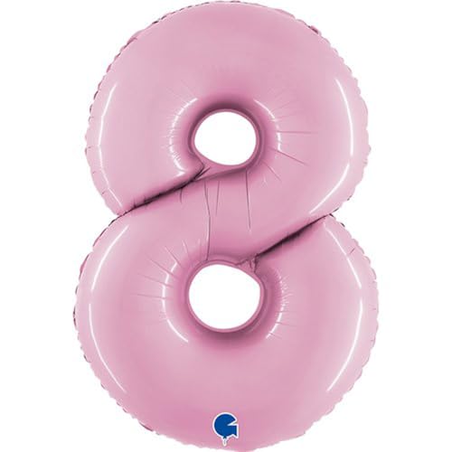 Grabo Riesenzahl Folienballon 40"/102cm | Pastel Pink #8 von Grabo