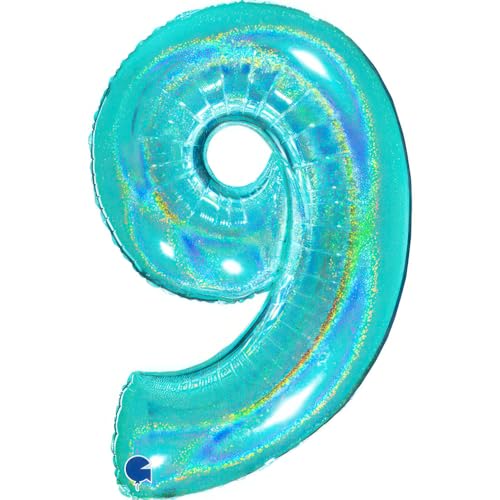Grabo 171TI-P Nummer 1 Superloon Einzelpack, Länge 101 cm, Farbe-Tiffany, One Size (Türkis, 9) von Grabo