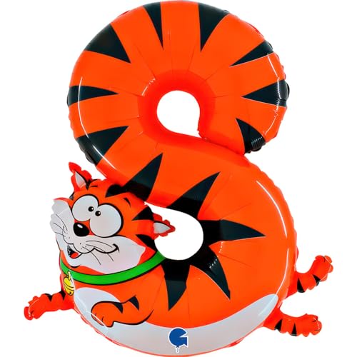 Grabo 48-0WE-P Anzahl Folienballon, Rot, Katze - Zahl: 8 Grabo 48-0WE-P Anzahl Folienballon, Rot, Katze - Zahl: 8 von Grabo