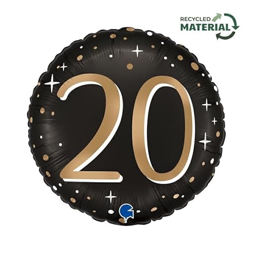 Grabo ABC18 Folienballon Sparkling 20 | 45cm von Grabo