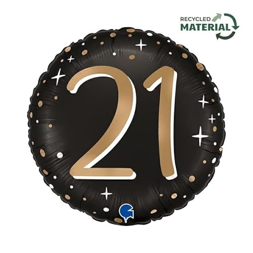 Grabo ABC18 Folienballon Sparkling 21 | 45cm von Grabo