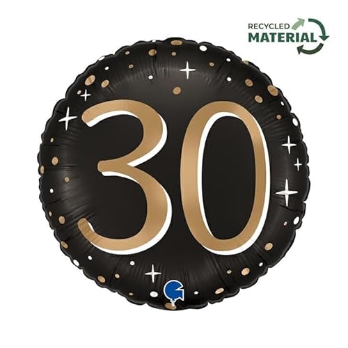 Grabo ABC18 Folienballon Sparkling 30 | 45cm von Grabo