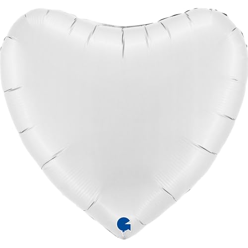 Grabo ABC36 Uni Herz 91 cm ø | Weiß Satin von Grabo