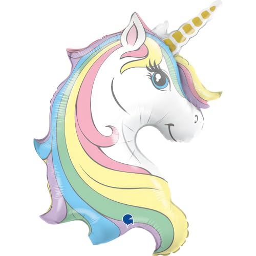 Grabo FG72031-P Einhorn Macaron 99 cm Folienballons, Pastell Grabo FG72031-P Einhorn Macaron 99 cm Folienballons, Pastell von Grabo