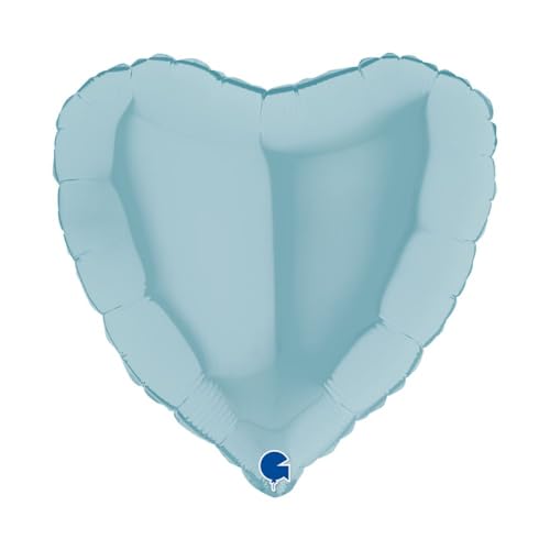 Grabo Folienballon Mylar Herz 18 Zoll hellblau 18021 Grabo Folienballon Mylar Herz 18 Zoll hellblau 18021 von Grabo