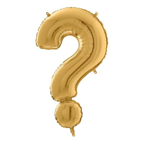 Riesen Buchstabe Folienballon 66 cm (26") Farbauswahl – Perfekte Deko für Geburtstage, Jubiläen & Feiern – Happy Birthday Party-Highlight - für Helium und Luft! Wiederverwendbar! (Gold, ?) von Grabo