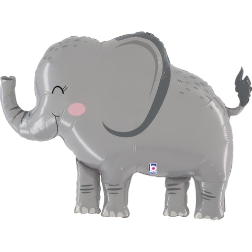 Folienballon Elefant form 84 cm – Perfekte Dekoration für Kindergeburtstag Babyshower Mottoparty und Feier – Hochwertig langlebig und hergestellt in Italien Folienballon Elefant form 84 cm – Perfekte Dekoration für Kindergeburtstag Babyshower Mottoparty und Feier – Hochwertig langlebig und hergestellt in Italien von Grabo