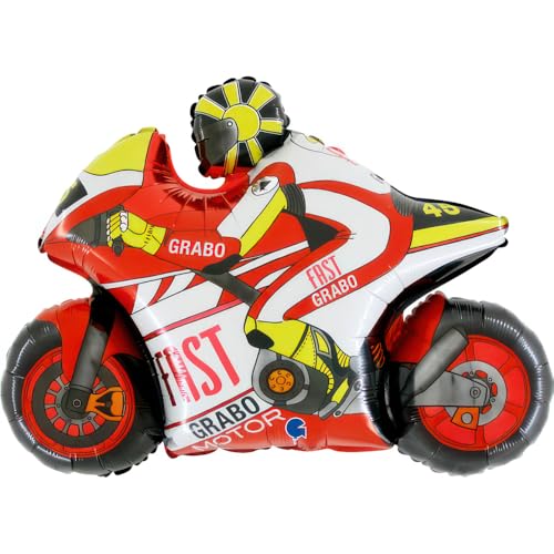 Folienballon Motorrad-in Motorrad Form 74 cm – Perfekte Party-Dekoration für Kindergeburtstage, Sommerfeste und besondere Anlässe Folienballon Motorrad-in Motorrad Form 74 cm – Perfekte Party-Dekoration für Kindergeburtstage, Sommerfeste und besondere Anlässe von Grabo