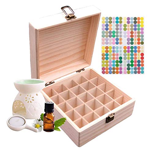 Gracelaza 25 Slots Ätherisches Öl Box aus Holz - Bietet Platz für 5 10 15 ml ätherisches Öl-Flaschen - Ideales Aufbewahrungsbox Organisator für Ätherische Öle und Duftöle #1 Gracelaza 25 Slots Ätherisches Öl Box aus Holz - Bietet Platz für 5 10 15 ml ätherisches Öl-Flaschen - Ideales Aufbewahrungsbox Organisator für Ätherische Öle und Duftöle #1 von Gracelaza
