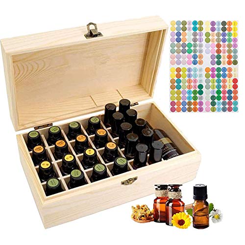 Gracelaza 36 Slots Ätherisches Öl Box aus Holz - Bietet Platz für 5 10 15 ml ätherisches Öl-Flaschen - Ideales Aufbewahrungsbox Organisator für Ätherische Öle und Duftöle #2 Gracelaza 36 Slots Ätherisches Öl Box aus Holz - Bietet Platz für 5 10 15 ml ätherisches Öl-Flaschen - Ideales Aufbewahrungsbox Organisator für Ätherische Öle und Duftöle #2 von Gracelaza