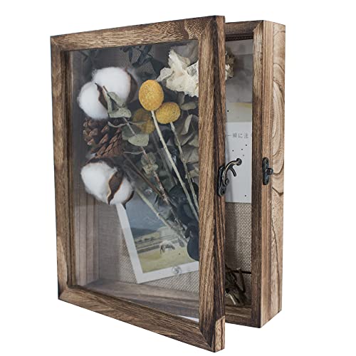 GraduationMall 20x25cm 3D Bilderrahmen Tief Holz Objektrahmen Türvitrine Schaukasten Retro,Ideal für Erinnerungsstücke, Bilder, Blumen, Medaillen und Tickets GraduationMall 20x25cm 3D Bilderrahmen Tief Holz Objektrahmen Türvitrine Schaukasten Retro,Ideal für Erinnerungsstücke, Bilder, Blumen, Medaillen und Tickets von GraduationMall