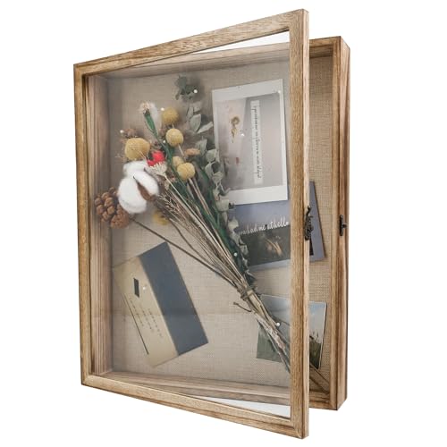 GraduationMall 33x40cm 3D Bilderrahmen Tief Holz Objektrahmen Türvitrine Schaukasten Retro,Ideal für Erinnerungsstücke, Bilder, Blumen, Medaillen und Tickets GraduationMall 33x40cm 3D Bilderrahmen Tief Holz Objektrahmen Türvitrine Schaukasten Retro,Ideal für Erinnerungsstücke, Bilder, Blumen, Medaillen und Tickets von GraduationMall