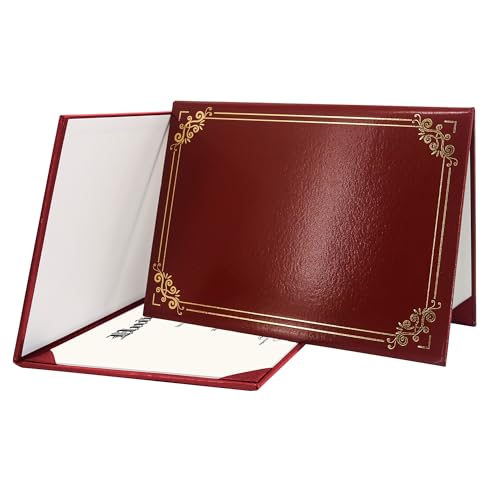 GraduationMall A4 Zertifikat Halter Diplom Dokument Cover mit Goldfolienrand Award Schutzhülle für Diplome Kastanienbraun GraduationMall A4 Zertifikat Halter Diplom Dokument Cover mit Goldfolienrand Award Schutzhülle für Diplome Kastanienbraun von GraduationMall