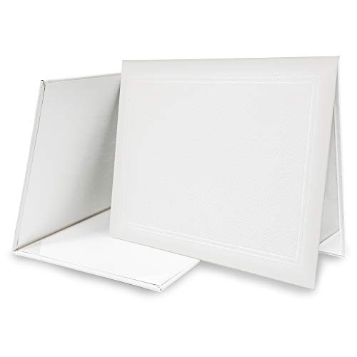 GraduationMall Glatt Zertifikat Halter Diplom Dokument Cover Award Schutzhülle für Diplome 21.6cm x 28cm / 8.5"x11" Weiß GraduationMall Glatt Zertifikat Halter Diplom Dokument Cover Award Schutzhülle für Diplome 21.6cm x 28cm / 8.5"x11" Weiß von GraduationMall