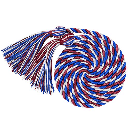 GraduationMall Honorschnur Quaste, 177,8 cm, Kastanienweiß von GraduationMall