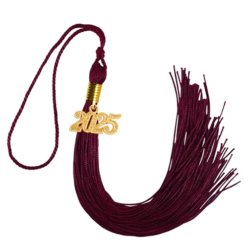GraduationMall Quaste mit 2025 Jahreszahl Anhänger für Bachelor Master Doktorhut Single & Mehrere Farbe 9" GraduationMall Quaste mit 2025 Jahreszahl Anhänger für Bachelor Master Doktorhut Single & Mehrere Farbe 9" von GraduationMall