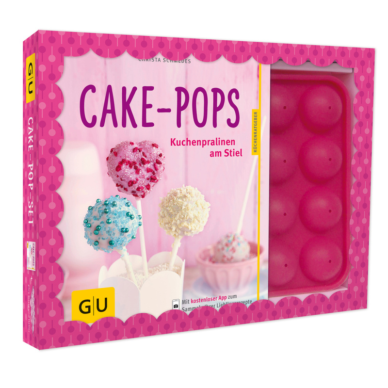 Cake-Pop-Set, Buch mit Backform und 20 CakePop-Stielen. Christa Schmedes - Buch von Gräfe & Unzer