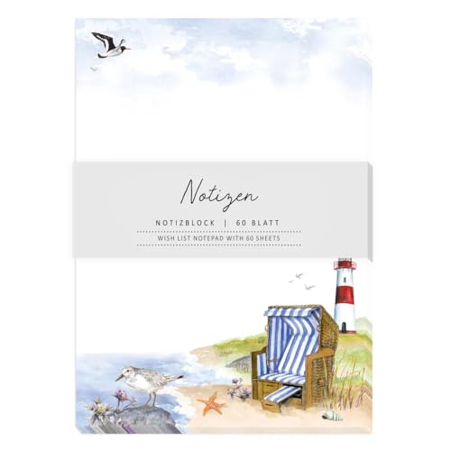 Grätz Verlag - Notizblock A6 - Daniela Drescher - Strandkorb Grätz Verlag - Notizblock A6 - Daniela Drescher - Strandkorb von Grätz Verlag