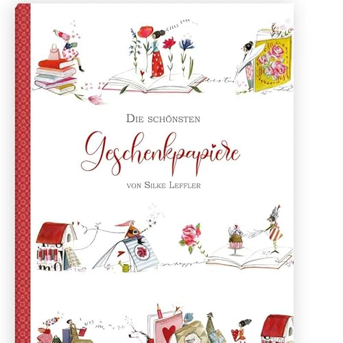 Grätz Verlag - Silke Leffler - Geschenkpapiere Buch - Die schönsten Geschenkpapiere - 1 Buch / 12 Bögen von Grätz Verlag