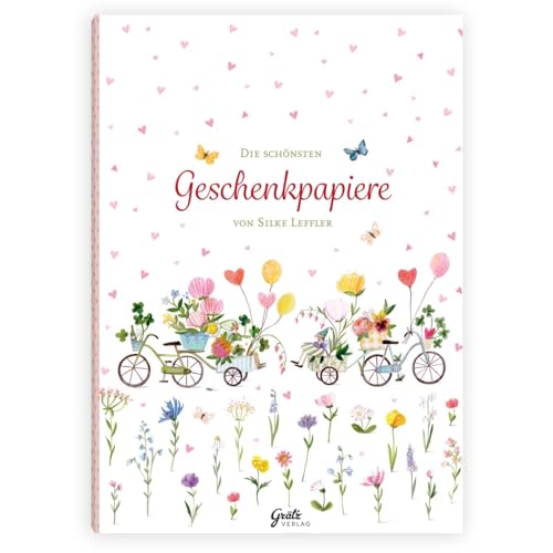 Grätz Verlag - Silke Leffler - Geschnkpapiere Buch - Auf ins Glück - 1 Buch / 12 Bögen von Grätz Verlag