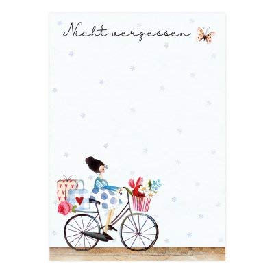 Notizblöckchen"Fahrrad", Design: Silke Leffler Notizblöckchen"Fahrrad", Design: Silke Leffler von Grätz Verlag