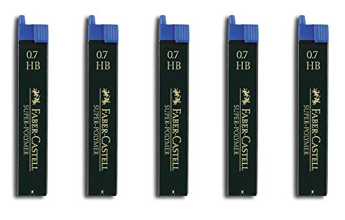 Faber-Castell 120700 Feinminen 0,7mm HB (5) von Graf von Faber-Castell