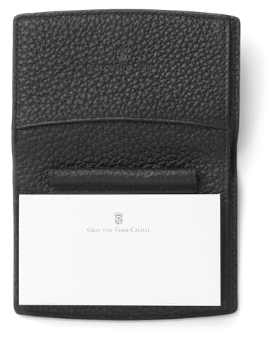 Graf von FABER-CASTELL 118759 - Notizblock Etui Cashmere, Schwarz, mit Notizblock, Stiftschlaufe und Fächer Graf von FABER-CASTELL 118759 - Notizblock Etui Cashmere, Schwarz, mit Notizblock, Stiftschlaufe und Fächer von Graf von Faber-Castell