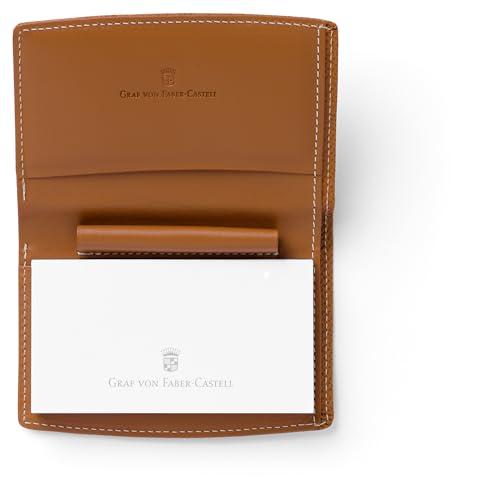 Graf von FABER-CASTELL 118894 - Notizblock Etui Epsom, Cognac, mit Notizblock, Stiftschlaufe und Fächer Graf von FABER-CASTELL 118894 - Notizblock Etui Epsom, Cognac, mit Notizblock, Stiftschlaufe und Fächer von Graf von Faber-Castell