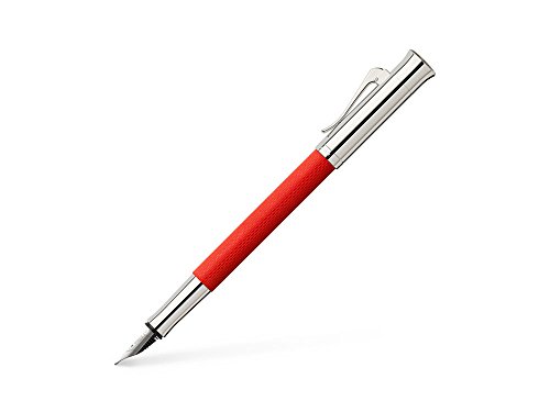 Graf von Faber-Castell 145293 - Füllfederhalter Guilloche India Red B von Graf von Faber-Castell