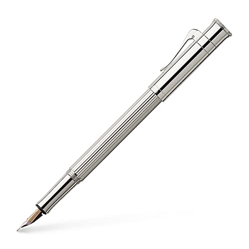 Graf von Faber-Castell 145561 - Füllfederhalter Classic, platiniert, Federbreite F von Graf von Faber-Castell