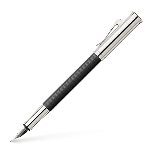 Graf von Faber-Castell 146541 - Füllfederhalter Guilloche, Schwarz, Federbreite F, 1 Stück, 1 Unidad (Paquete de 1) Graf von Faber-Castell 146541 - Füllfederhalter Guilloche, Schwarz, Federbreite F, 1 Stück, 1 Unidad (Paquete de 1) von Graf von Faber-Castell