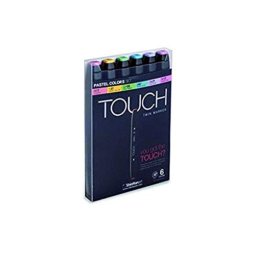 Touch Twin Marker Pastel Colors Set A 6 Stück von ShinHan