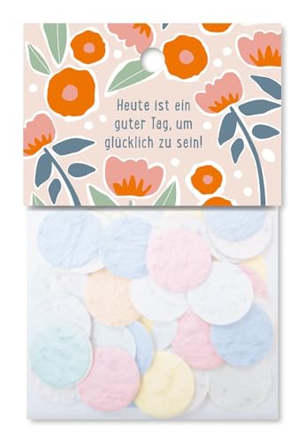 Grafik Werkstatt Blumenkonfetti | Heute ist ein guter Tag, Blau Grafik Werkstatt Blumenkonfetti | Heute ist ein guter Tag, Blau von Grafik-Werkstatt