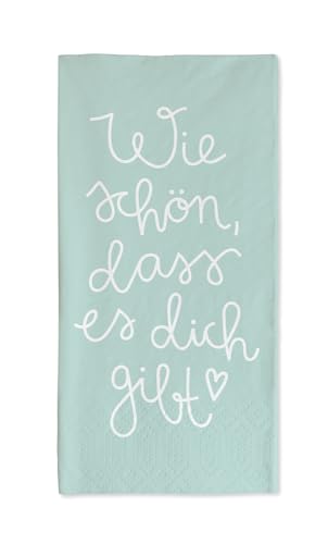 Grafik Werkstatt Servietten hochformatig mit Spruch | 10 Stück | 8,3 x 16,5 cm |Wie schön, dass es dich gibt Grafik Werkstatt Servietten hochformatig mit Spruch | 10 Stück | 8,3 x 16,5 cm |Wie schön, dass es dich gibt von Grafik-Werkstatt